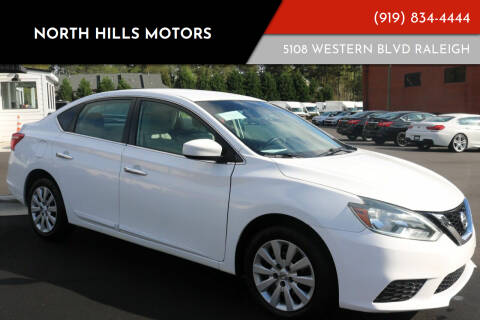 2017 Nissan Sentra for sale at NORTH HILLS MOTORS in Raleigh NC