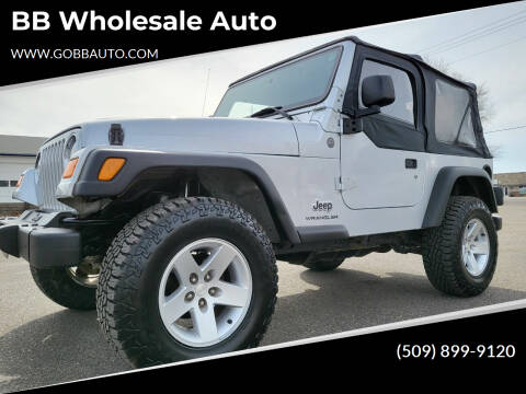2004 Jeep Wrangler for sale at BB Wholesale Auto in Fruitland ID