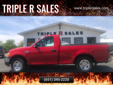 2002 Ford F-150 for sale at Triple R Sales in Lake City MN