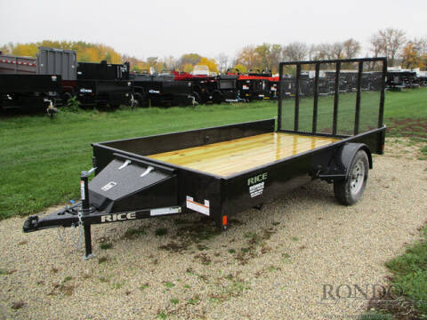 2023 Rice Trailers Single Axle Utility SST7612 for sale at Rondo Truck & Trailer in Sycamore IL