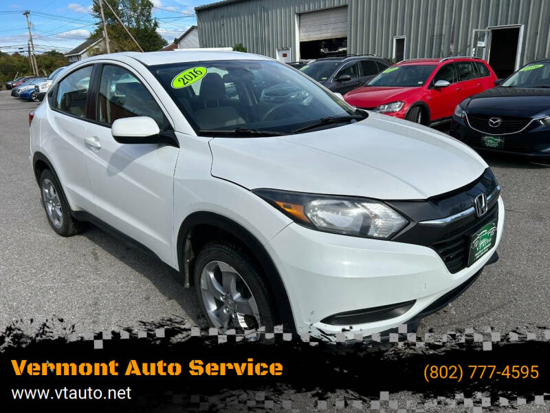 2016 Honda HR-V for sale at Vermont Auto Service in South Burlington VT