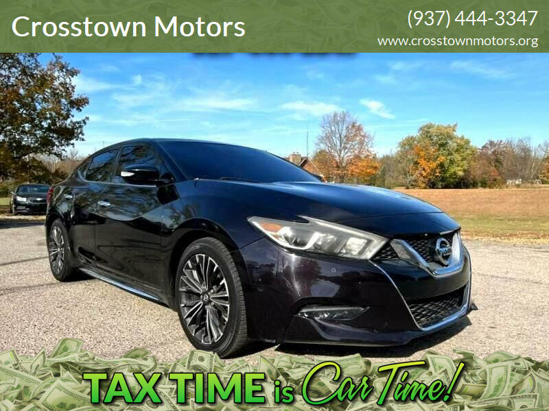 2016 Nissan Maxima for sale at Crosstown Motors in Mount Orab OH