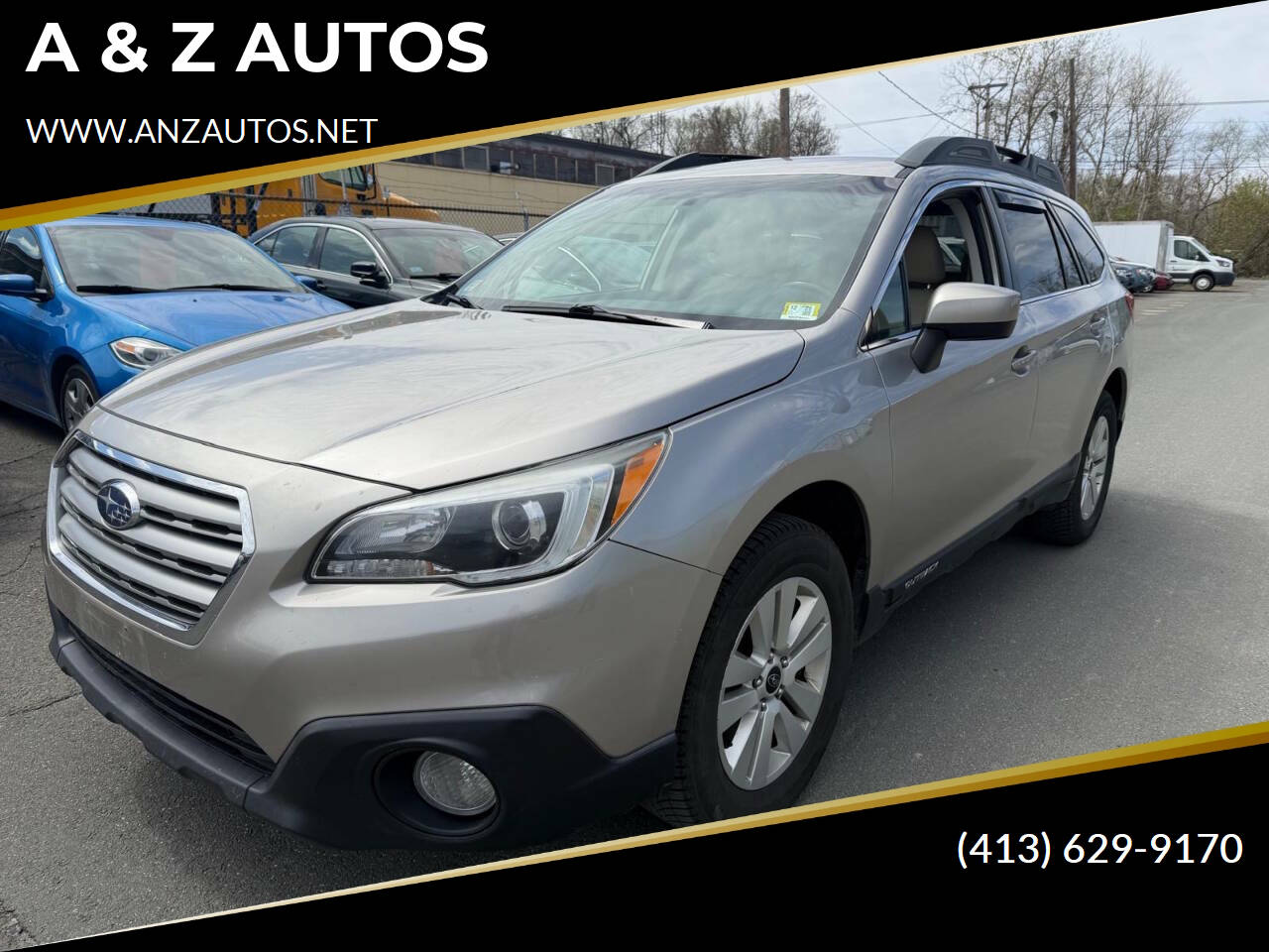 Gold 2015 Subaru Outback 2.5i Premium AWD 2.5i Premium 4dr Wagon 1