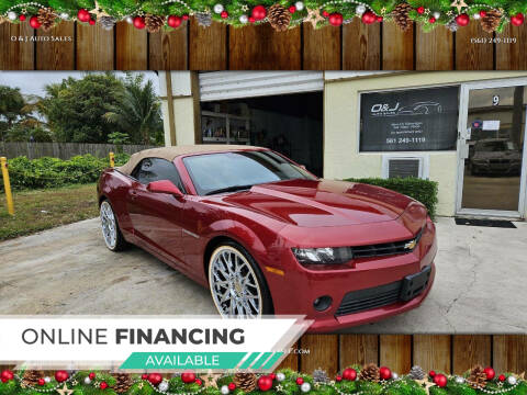 2014 Chevrolet Camaro for sale at O & J Auto Sales in Royal Palm Beach FL