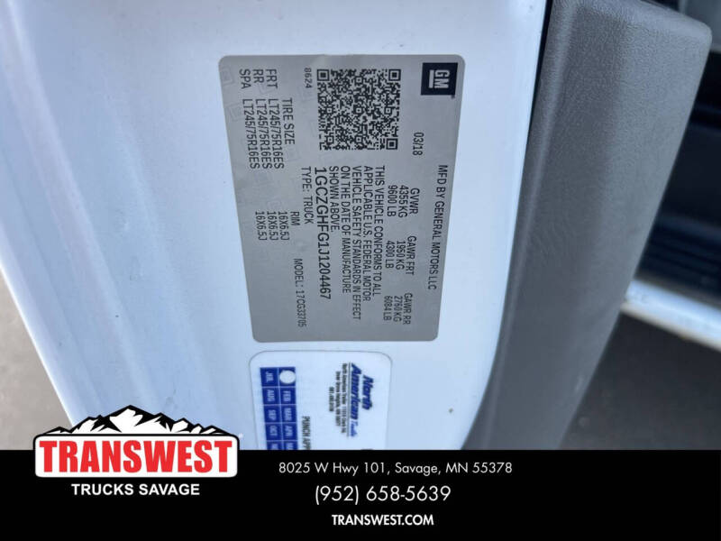 2018 Chevrolet Express 3500