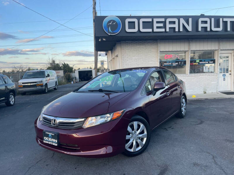 2012 Honda Civic for sale at Ocean Auto Group in Pleasantville NJ