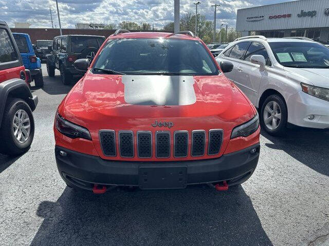 Used 2021 Jeep Cherokee Trailhawk with VIN 1C4PJMBX9MD204761 for sale in Springfield, TN