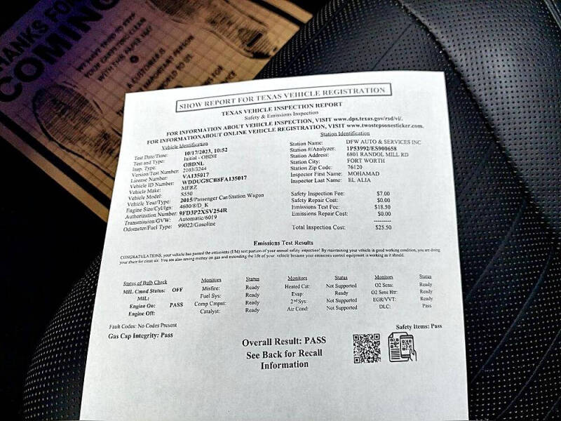 2015 Mercedes-Benz S-Class S 550