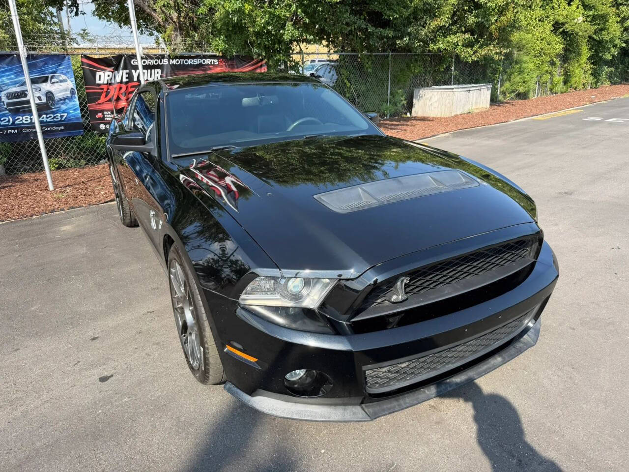 Black 2011 Ford Shelby GT500 Base 2dr Coupe 2