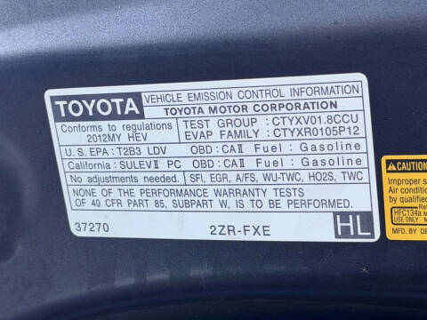 2012 Toyota Prius v Five