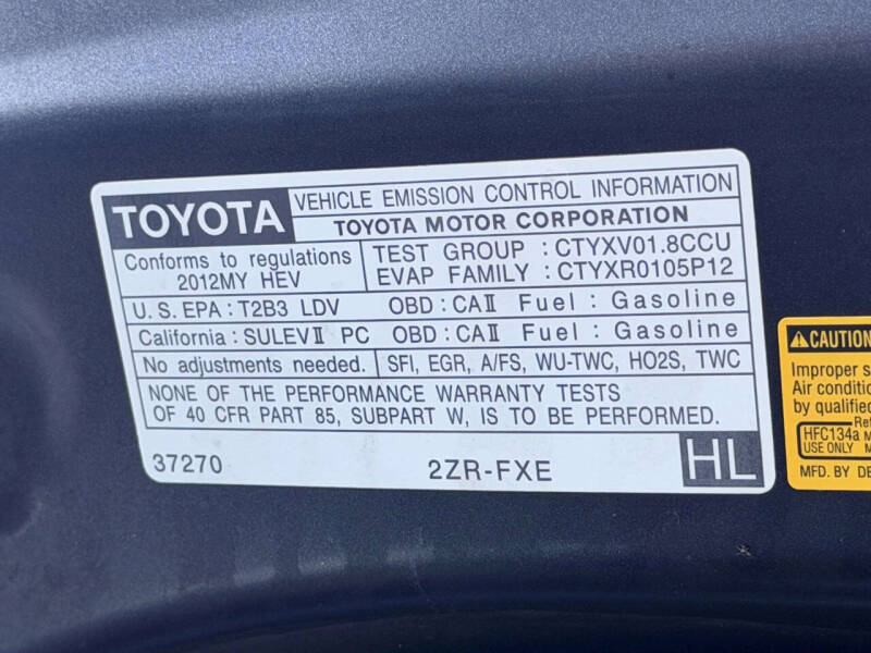 2012 Toyota Prius v Five