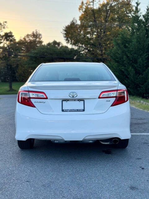 2013 Toyota Camry for sale at Singh's Auto Sales in Jessup, MD