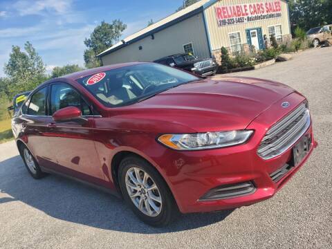 2015 Ford Fusion for sale at Reliable Cars Sales Inc. in Michigan City IN