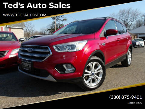 2017 Ford Escape for sale at Ted's Auto Sales in Louisville OH