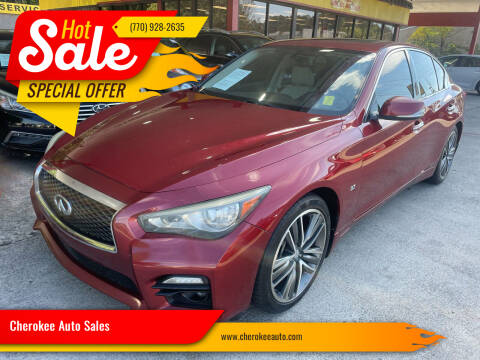 2014 Infiniti Q50 for sale at Cherokee Auto Sales in Acworth GA