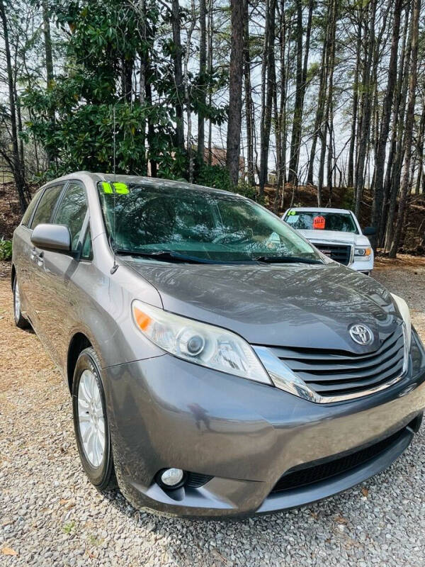 2013 Toyota Sienna for sale at Knox Bridge Hwy Auto Sales in Canton GA