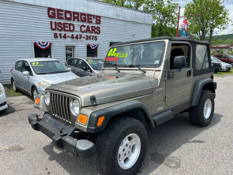 2003 Jeep Wrangler for sale at George's Used Cars Inc in Orbisonia PA