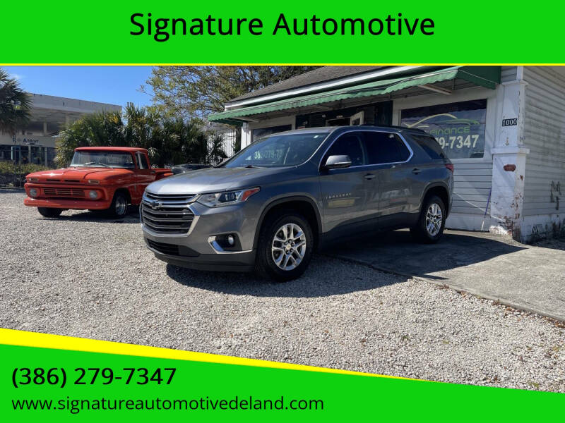 2019 Chevrolet Traverse for sale at Signature Automotive in Deland FL