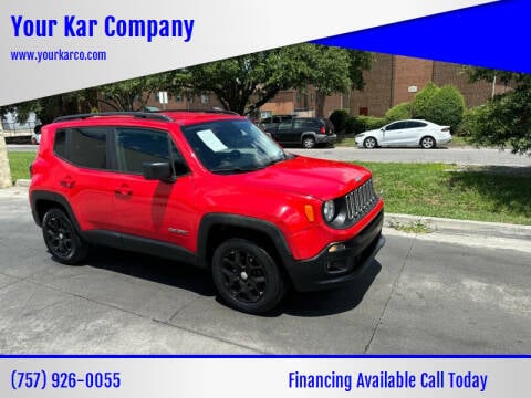 2017 Jeep Renegade for sale at Your Kar Company in Norfolk VA