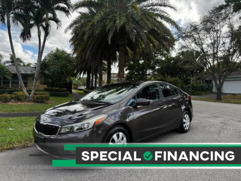 2017 Kia Forte for sale at SOLANOS & SANCHEZ AUTO SALES C in Hollywood FL