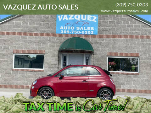 2012 FIAT 500c for sale at VAZQUEZ AUTO SALES in Bloomington IL