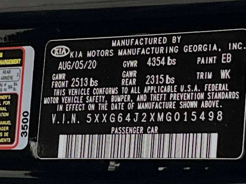 2021 Kia K5