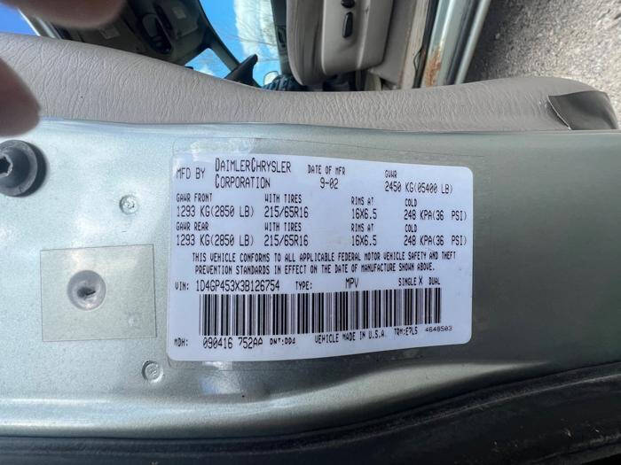 2003 Dodge Caravan Sport