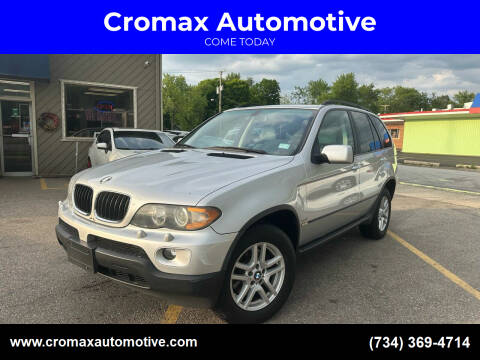 2006 BMW X5 for sale at Cromax Automotive in Ann Arbor MI