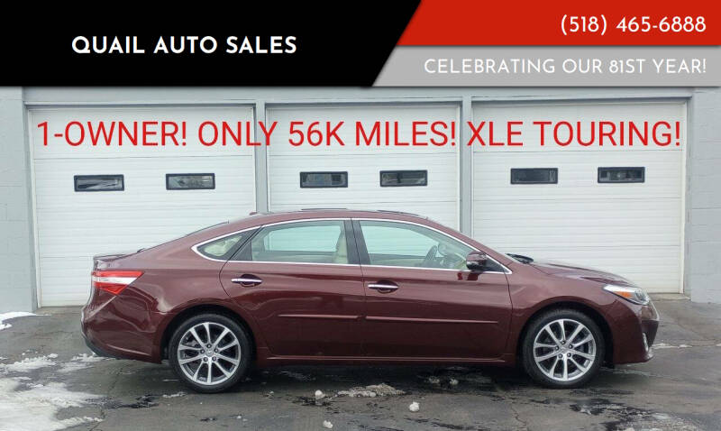 2015 Toyota Avalon for sale at Quail Auto Sales in Albany NY