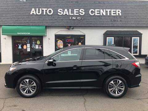 2018 Acura RDX for sale at Auto Sales Center Inc in Holyoke MA
