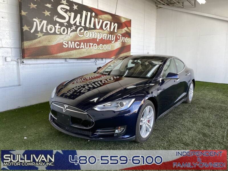 2014 Tesla Model S for sale at SULLIVAN MOTOR COMPANY INC. in Mesa AZ
