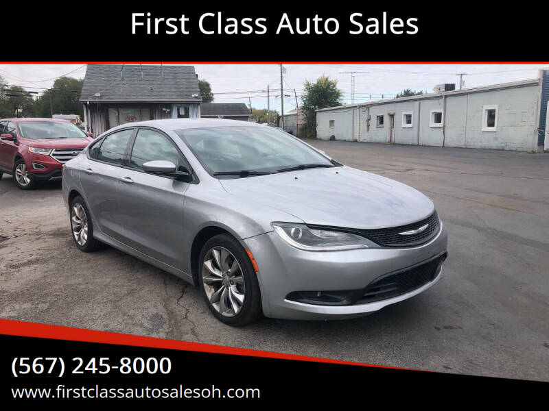 2015 Chrysler 200 for sale at First Class Auto Sales in Fostoria OH