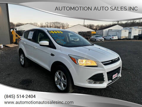 2013 Ford Escape for sale at Automotion Auto Sales Inc in Kingston NY