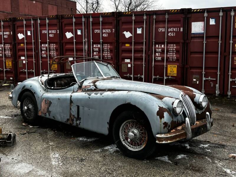 1955 Jaguar XK140 Roadster for sale at Gullwing Motor Cars Inc in Astoria NY