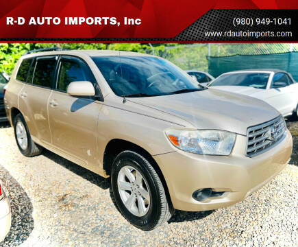2008 Toyota Highlander for sale at R-D AUTO IMPORTS, Inc in Charlotte NC
