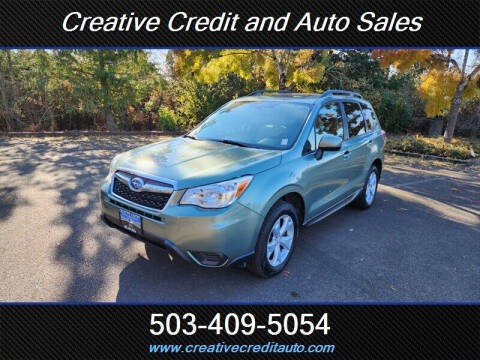 2016 Subaru Forester for sale at Creative Credit & Auto Sales in Salem OR