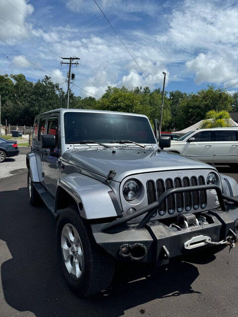 2014 Jeep Wrangler Unlimited for sale at PLANTATION MOTORS in Tampa, FL