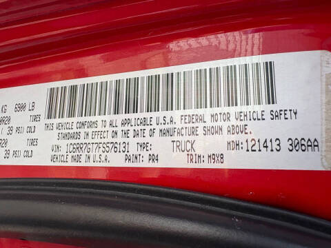 2015 RAM 1500 Big Horn