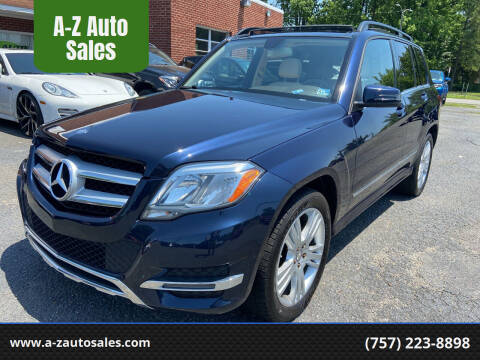 2014 Mercedes-Benz GLK for sale at A-Z Auto Sales in Newport News VA