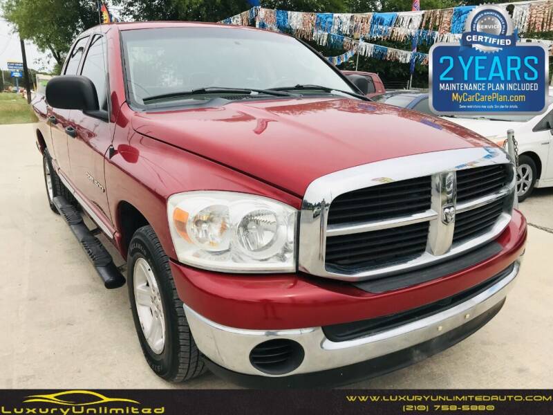 2007 Dodge Ram Pickup 1500 for sale at LUXURY UNLIMITED AUTO SALES in San Antonio TX