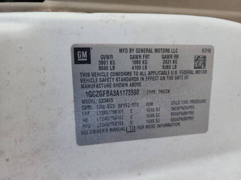 2010 Chevrolet Express 2500