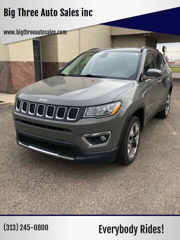 2019 Jeep Compass for sale at Big Three Auto Sales inc in Detroit MI