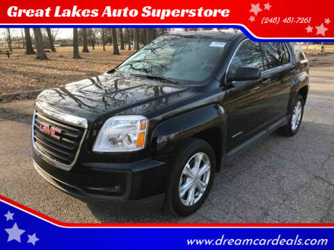 2017 GMC Terrain for sale at Great Lakes Auto Superstore in Waterford Township MI