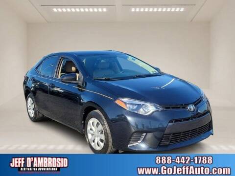 2015 Toyota Corolla for sale at Jeff D'Ambrosio Auto Group in Downingtown PA