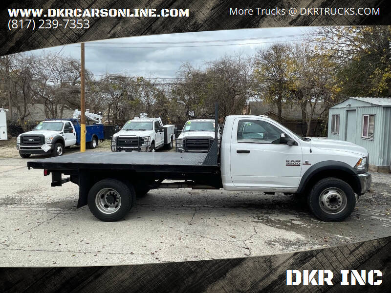 2018 RAM 5500 for sale at DKR INC in Arlington TX