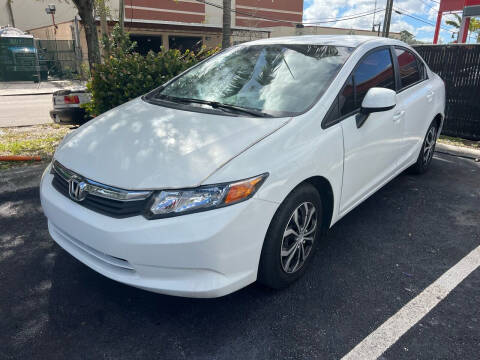 2012 Honda Civic for sale at 730 AUTO in Hollywood FL