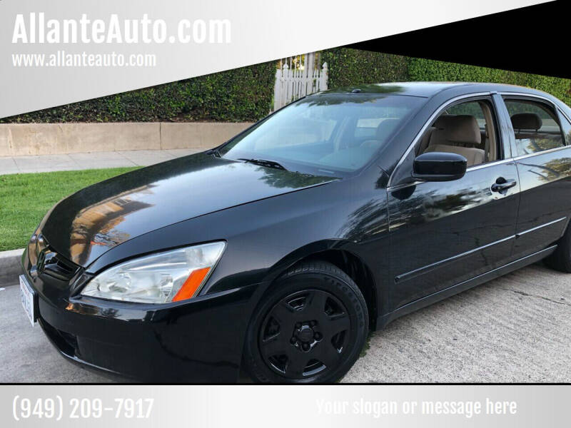 2005 Honda Accord for sale at AllanteAuto.com in Santa Ana CA