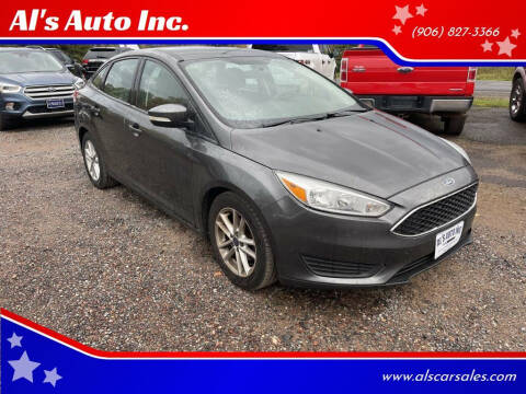 2016 Ford Focus for sale at Al's Auto Inc. in Bruce Crossing MI