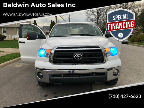 2013 Toyota Tundra for sale at Baldwin Auto Sales Inc in Baldwin NY