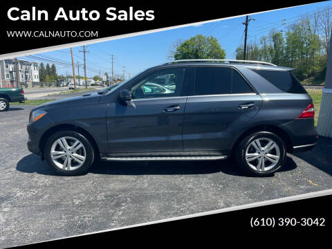 2013 Mercedes-Benz M-Class for sale at Caln Auto Sales in Coatesville PA